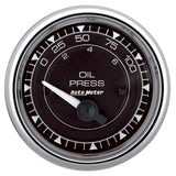 Autometer Chrono 2-1/16in 100PSI Electric Pressure Gauge - Chrome - 9727