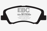 EBC 12 Hyundai Elantra 1.8 Yellowstuff Front Brake Pads - DP41899R