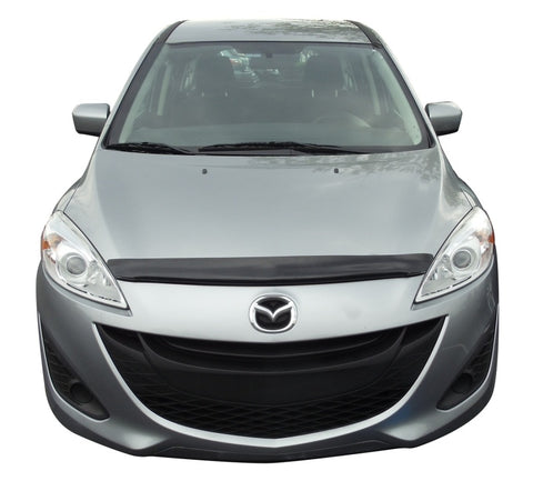 AVS 12-14 Mazda 5 Carflector Low Profile Hood Shield - Smoke - 20538