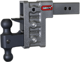 Gen-Y Mega Duty 2.5in Shank 6in Drop 3K TW 21K Hitch w/GH-061 Dual-Ball/GH-062 Pintle Lock - GH-623