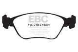 EBC 98-05 Volvo C70 2.3 Turbo T5 (16in Wheels) Ultimax2 Front Brake Pads - UD783