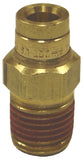 Firestone Male Connector 1/4in. NPT To 1/4in. PTC Straight Brass Air Fitting - 25 Pack (WR17603046) - 3046