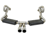aFe MACHForce-Xp 2in 304 SS Cat-Back Exhaust w/Polished Tips 13-16 Porsche Boxster/Cayman 2.7L/3.4L - 49-36415-P