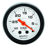 Autometer Phantom 52mm 30 in. HG. Mechanical Vacuum Gauge - 5784
