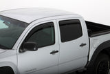 AVS 05-15 Toyota Tacoma Double Cab Ventvisor In-Channel Front & Rear Window Deflectors 4pc - Smoke - 194056