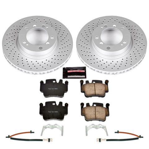 Power Stop 99-05 Porsche 911 Front Z23 Evolution Sport Coated Brake Kit - CRK1698
