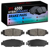 DFC 92-00 Toyota Supra Rear 4000 Hybridynamic Brake Pads - 4000-0572-00