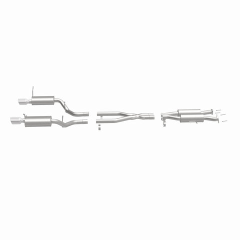 MagnaFlow 11-12 Dodge Durango V8 5.7L Dual Split Rear Exit Stainless Cat Back Performance Exhaust - 15068