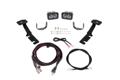 Diode Dynamics 19-25 Toyota RAV4 C2 2.0 LED Ditch Light Kit - Sport White Combo/Driving - DD8803