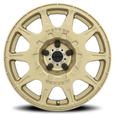 Method MR502 RALLY 17x8 +38mm Offset 5x4.5 67.1mm CB Gold Wheel - MR50278012138-2