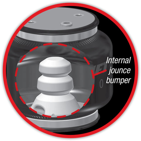 Air Lift Replacement Air Spring-Loadlifter 5000 Ultimate Bellows Type w/ internal Jounce Bumper - 84284