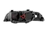 ANZO 1997-2001 BMW 5 Series Projector Headlights w/ Halo Black - 121017