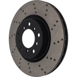 StopTech 01-06 BMW M3 Drilled Left Front CRYO Rotor - 128.34058CL