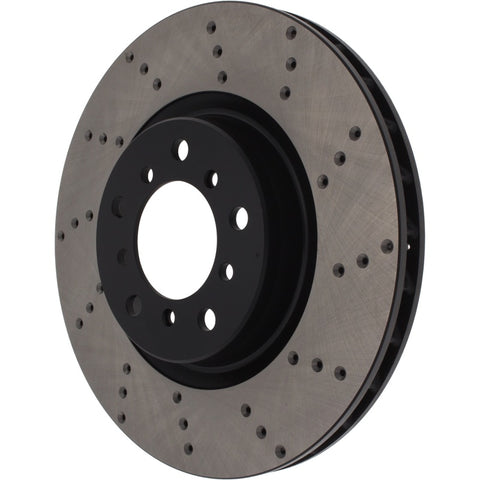 StopTech 01-06 BMW M3 Drilled Left Front CRYO Rotor - 128.34058CL