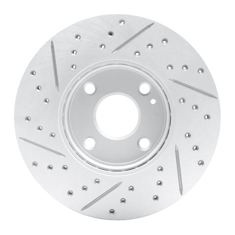 R1 16-25 Mazda 2 (Mexico) Front Right Drilled & Slotted Geo-Carbon Rotor - 830-91003R