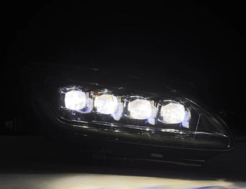 AlphaRex 99-09 Honda S2000 NOVA-Series Projector LED Headlights - Alpha-Black - 880272