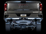 AWE Tuning 4th Gen GM 1500 5.3L 0FG Cat-Back Split Rear Exit (Flat Bumper) - Dual Diamond Tips - 3015-33206
