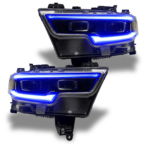 Oracle 19-21 RAM 1500 Projector LED Headlight DRL Kit - RGBW+A w/ 2.0 Controller - 1448-333