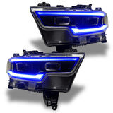 Oracle 19-21 RAM 1500 Projector LED Headlight DRL Kit - RGBW+A w/ BC1 Controller - 1448-335