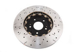 DBA 00-05 Mitsubishi Evo 5/6/7/8 / 06-08 Evo 9 Black Front Drilled & Slotted 5000 Series - 52218BLKXS