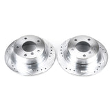 Power Stop 95-99 BMW 318ti Rear Evolution Drilled & Slotted Rotors - Pair - EBR474XPR