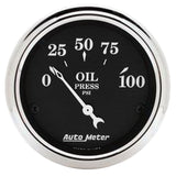 Autometer 40-46 Chevrolet Truck 5 Gauge Dash Kit (MPH/FUEL/OILP/WTMP/BAT) - Old Tyme Black - 7057-OTB