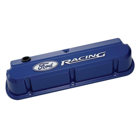 Ford Racing 289-351 Slant Edge Blue Valve Cover - 302-136