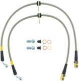 StopTech 10+ Camaro LS/LT V6 Stainless Steel Front Brake Lines - 950.62011