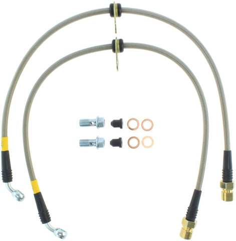 StopTech 10+ Camaro LS/LT V6 Stainless Steel Front Brake Lines - 950.62011