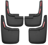 Husky Liners 2015-2017 Ford F-150 w/ OE Fender Flares Front and Rear Mud Guards - Black - 58456