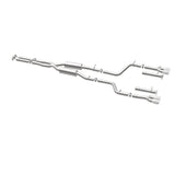 MagnaFlow Cat-Back, SS, 2.5in, Quad Split Rear 3.5in Tip 2015 Dodge Challenger R/T 5.7L - 19209