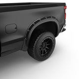 EGR 19-22 Chevrolet Silverado 1500 Traditional Bolt-On Look Fender Flares Black Set Of 4 - 791694-GBA