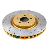 DBA 05-10 Mustang GT V8 Shelby Edition Front Drilled & Slotted 4000 Series Rotor - 42124XS