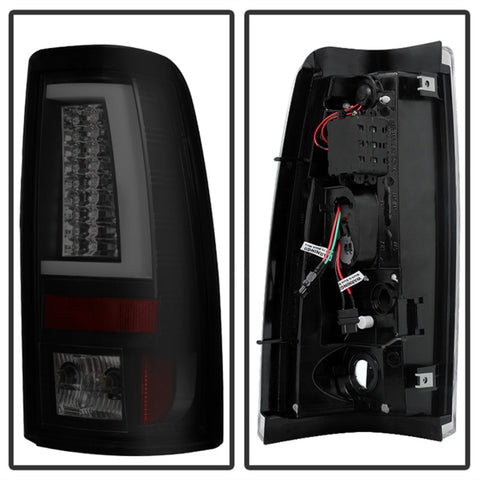Spyder 03-06  Chevy Silverado (Does Not Fit Stepside) Version 2 LED Tail Lights - Black Smoke - 5083272