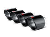 Akrapovic 06-13 Chevrolet Corvette ZO6/ZR1 (C6) Tail Pipe Set (Carbon 115 mm) - TP-CT/1