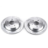 Power Stop 03-11 Ford Crown Victoria Rear Evolution Drilled & Slotted Rotors - Pair - AR8165XPR