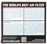 K&N Universal Air Filter - 2-7/16in Flange x 3-1/2in OD x 4in Height - RU-0800