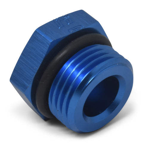 Russell Performance -10 AN Straight Thread Plug (Blue) - 660290