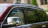 AVS 16-20 Kia Sorento Ventvisor Low Profile Window Deflectors 4pc - Smoke w/Chrome Trim - 794053