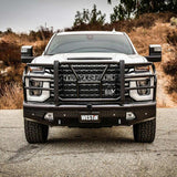 Westin 20-21 Chevrolet 2500/3500 HDX Bandit Front Bumper - Black - 58-31185