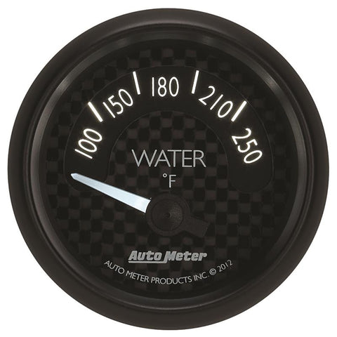 Autometer GT Series 52mm Short Sweep Electronic 100-250 Deg F Water Temperature - 8037