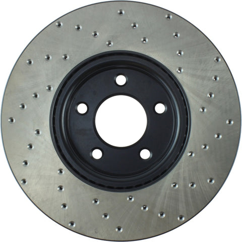 StopTech 2007-2013 Mazda 3 2.3L Cryo Drilled Right Front Brake Rotor - 128.45078CR