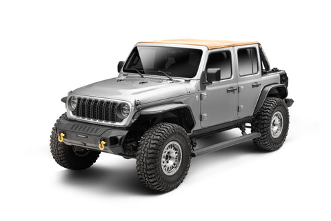 RealTruck 18-24 Jeep Wrangler 4dr VoltStep Electric Running Board Kit (Drilling Req.) - Tex. Blk - 20450674PC