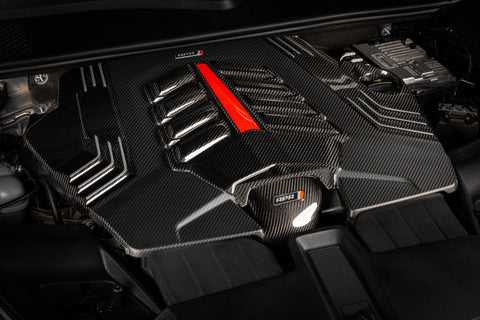APR 19-26 Porsche Cayenne Engine Cover - Carbon Fiber Twill - MS100256