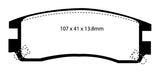 EBC 94-95 Buick Regal 3.1 Yellowstuff Rear Brake Pads - DP41609R