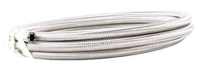Russell Performance -20 AN ProFlex Stainless Steel Braided Hose (Pre-Packaged 15 Foot Roll) - 632330