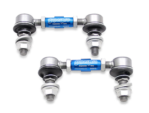 SuperPro 1997 Chevrolet Corvette 0 Front HD Adjustable End Link Set (12mm Studs 100mm-120mm Length) - TRC1245