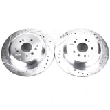 Power Stop 14-16 Acura MDX Rear Evolution Drilled & Slotted Rotors - Pair - JBR1587XPR