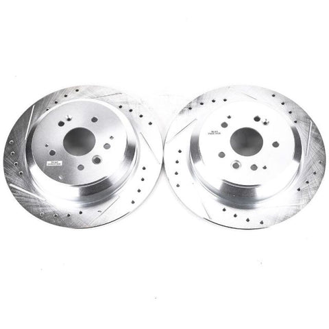 Power Stop 14-16 Acura MDX Rear Evolution Drilled & Slotted Rotors - Pair - JBR1587XPR