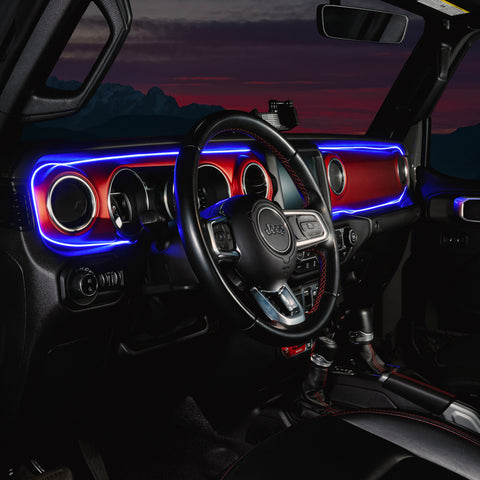 ORACLE Lighting Jeep Wrangler JL / Gladiator JT ColorSHIFT Fiber Optic LED Interior Kit - 4236-333
